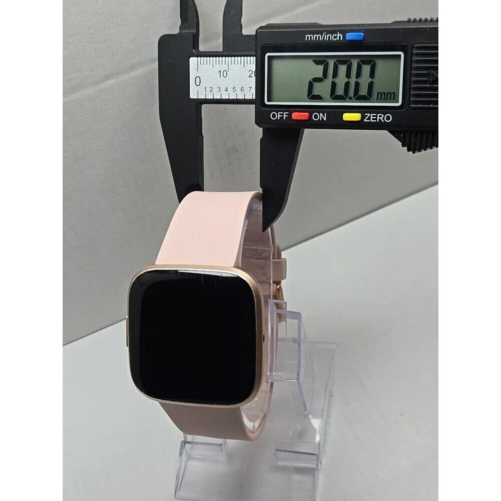 Fitbit Versa 2 Smartwatch Rose Gold 40mm Alexa WR50 Always On Display W/ Charger